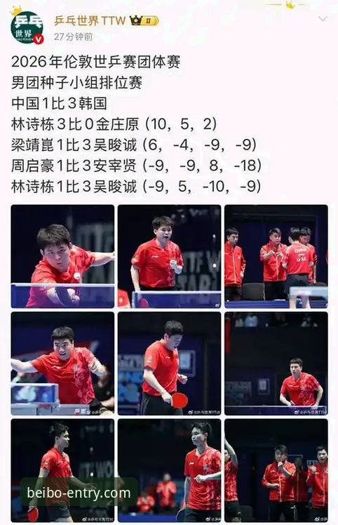 从伦敦世乒赛看国乒男团：贝博体育平台v3.2.0观赛全教程